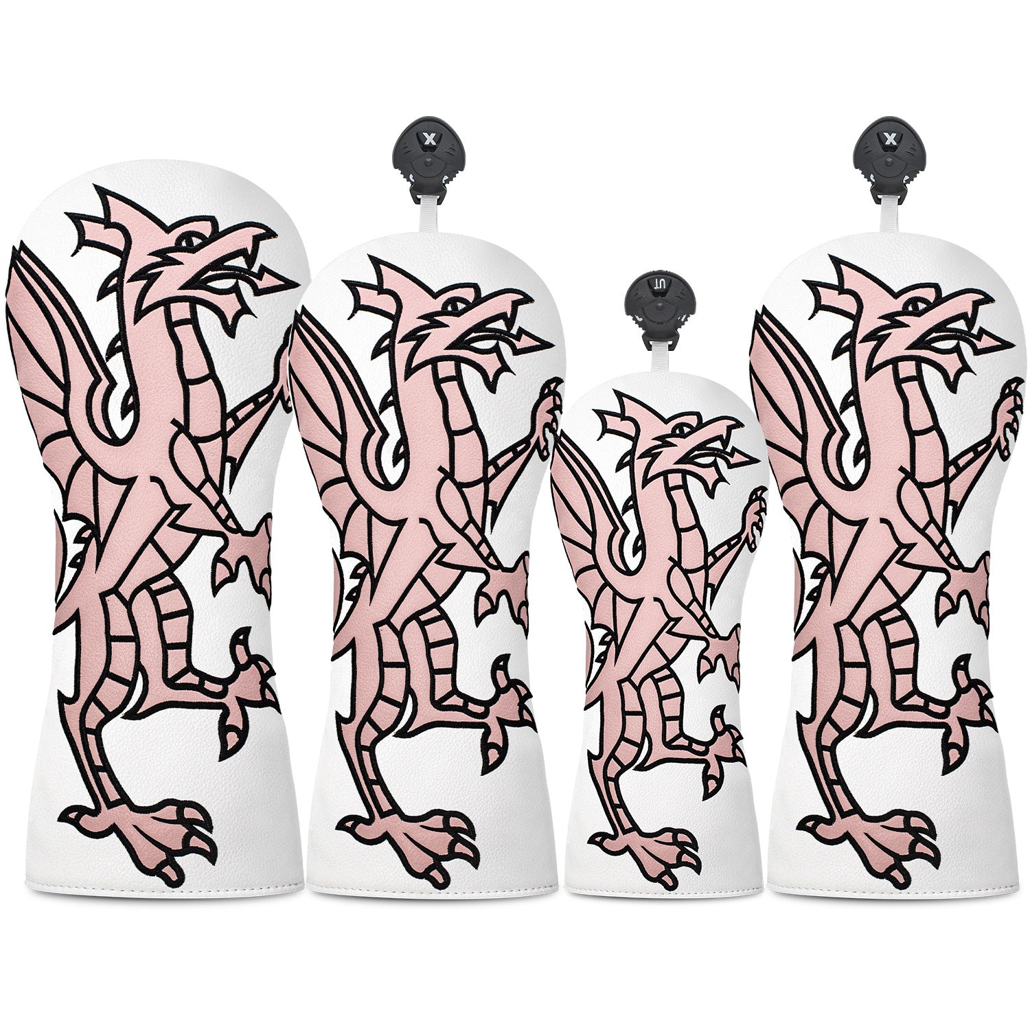 Coolest Golf Head Covers Welsh Dragon Embroidery for All Brand