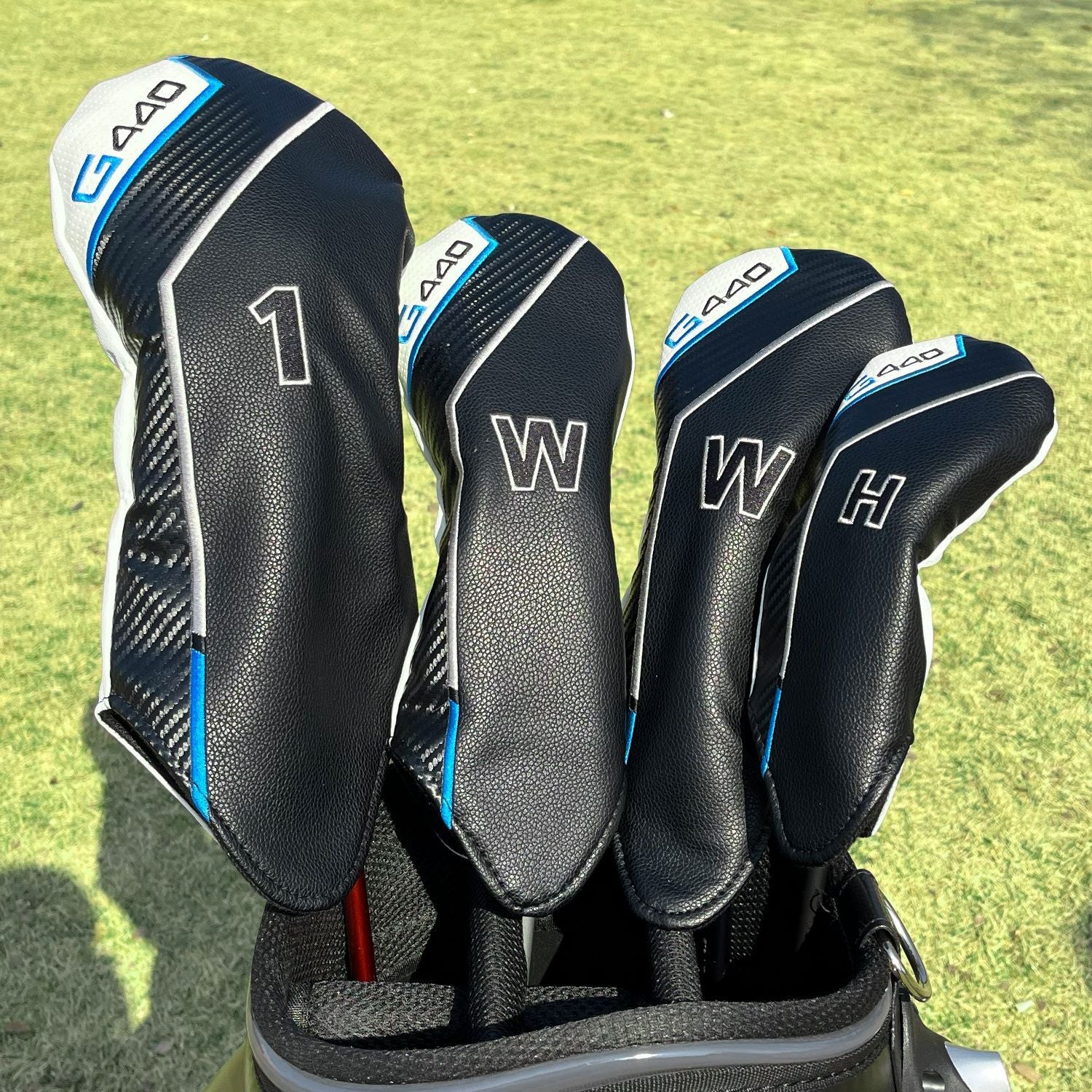 Sports Golf Head Covers 4pcs or 1pc  Premium PU Leather