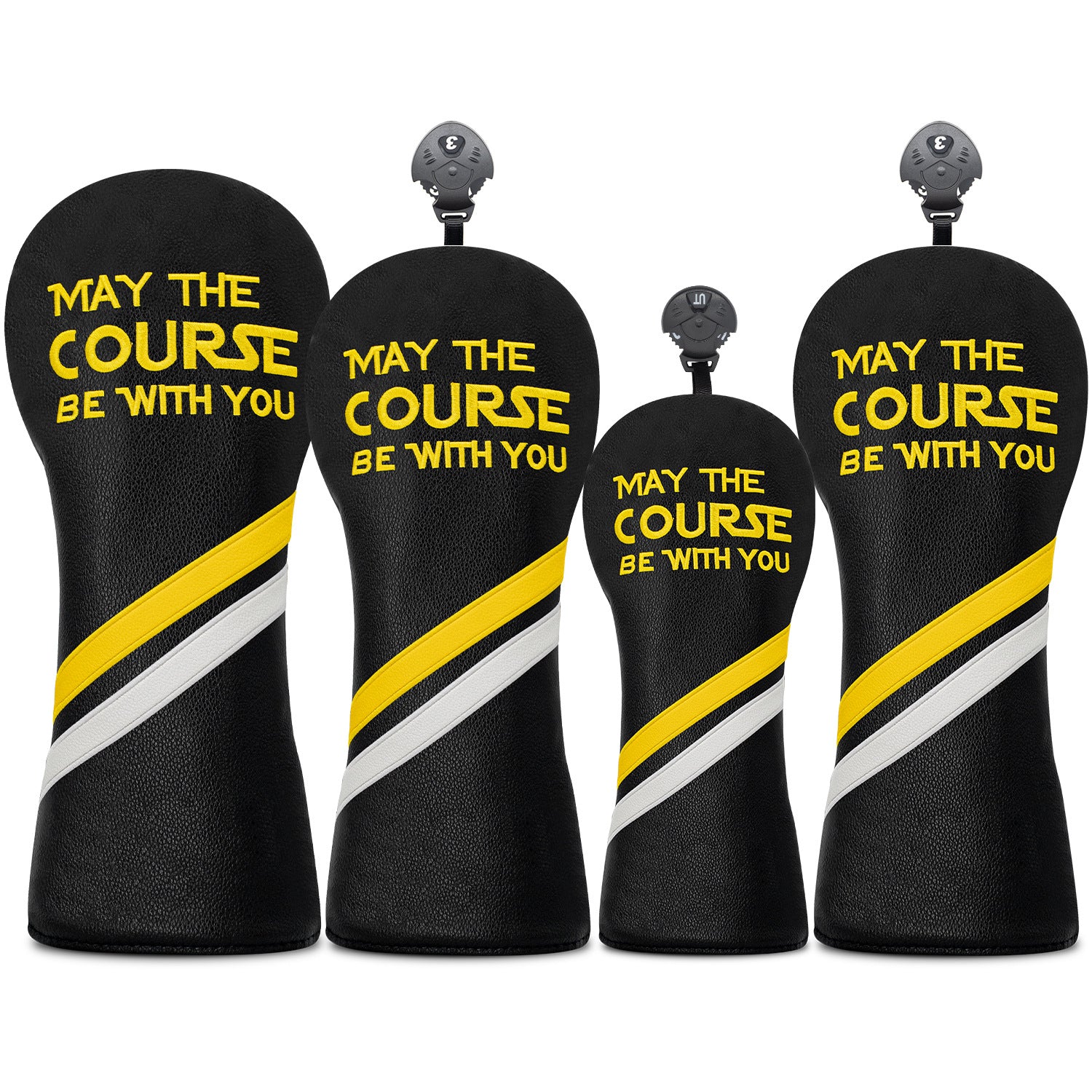 Personalized Club Head Covers Letter Embroidery for Men Women