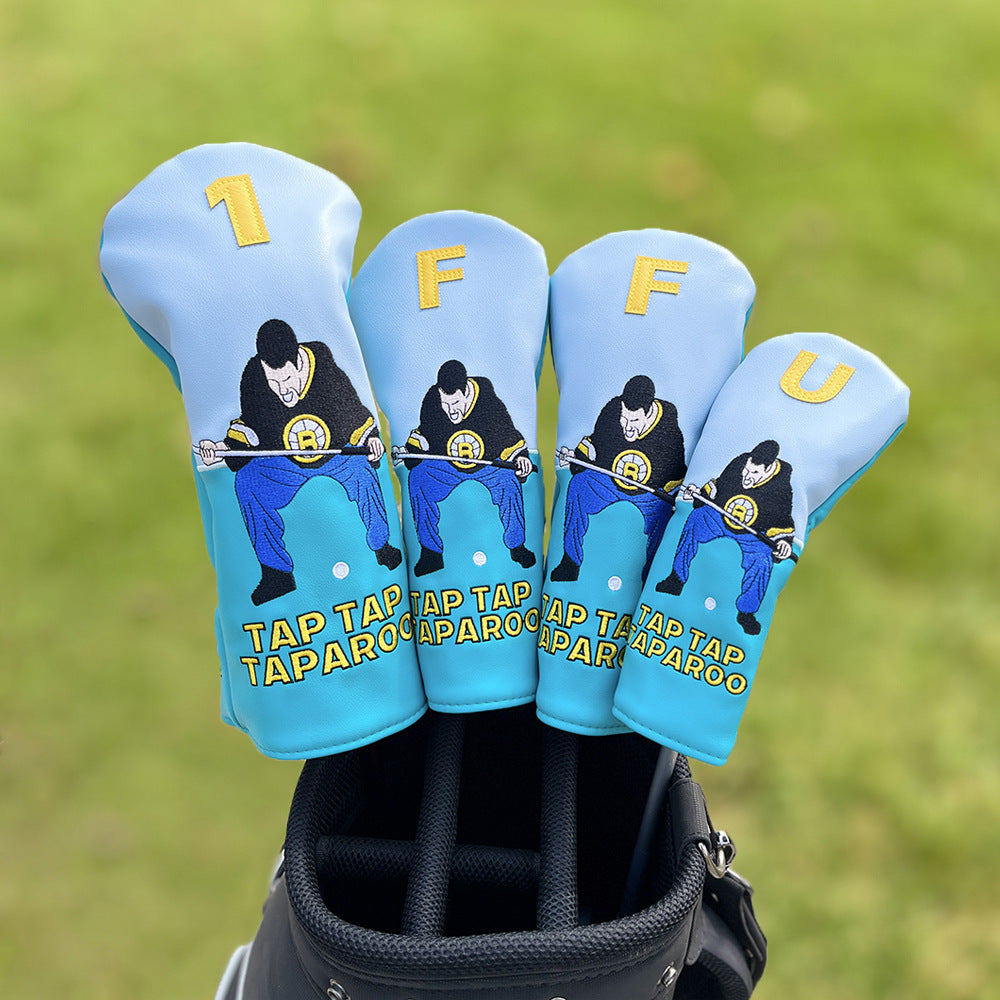 New Arrival Golf Funny Golf Head Covers Premium Funny Driver Headcover, 3 Wood Headcover (Fairway Wood Head Cover), Hybrid Headcover fits for All Brand