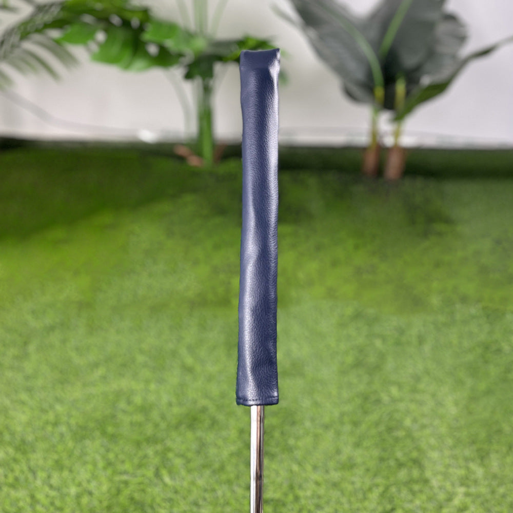 Minimalist Solid-Color PU Leather lignment Sticks Golf Cover