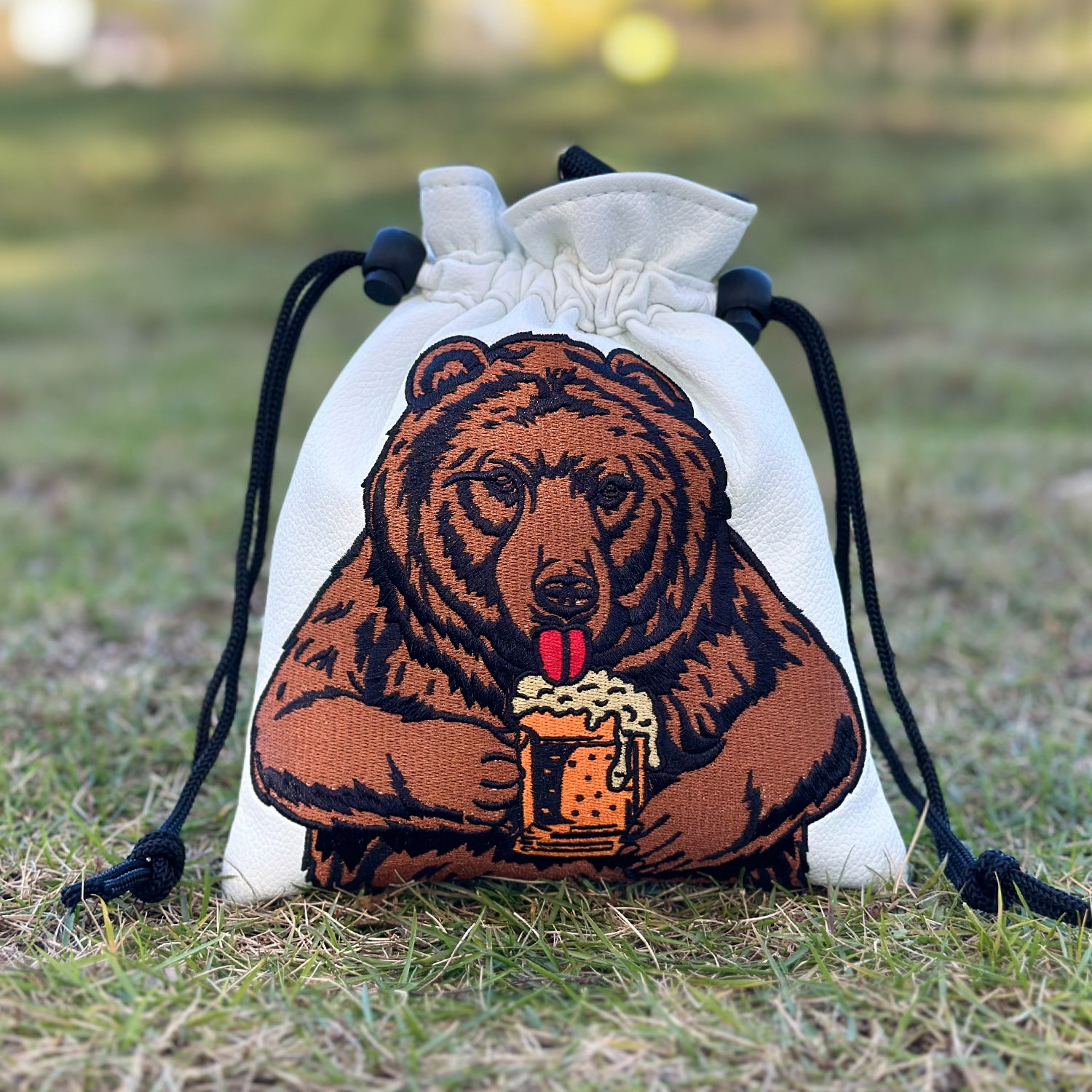 Animal Golf Club Covers Cartoon Brown Bear Embroidery