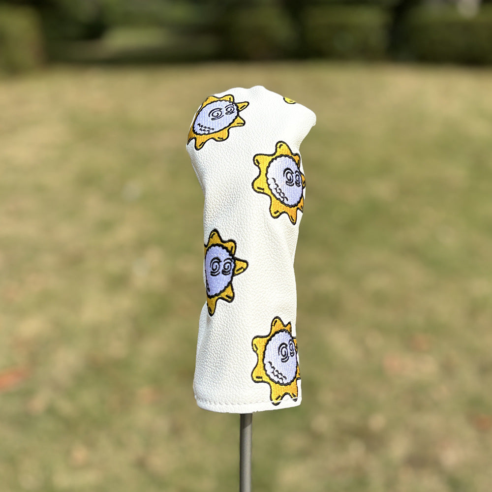 Golf Club Covers – Swordfish Fisherman Hat  Leather Driver Headcover, Fairway Wood, 3 Wood, Hybrid, Fits Mallet Blade Putter Head Covers Alignment Stick Cover