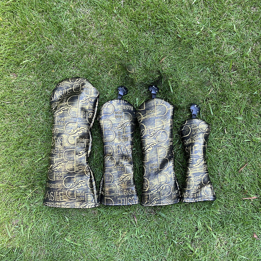Golf Club Covers, Leather Driver Headcover, Fairway Wood, 3 Wood, Hybrid, Fits Mallet  Head Covers, Alignment Stick Cover, Headcovers Set Leahter Golf Headcovers for Most Brand Leahter Golf Headcovers for Most Brand