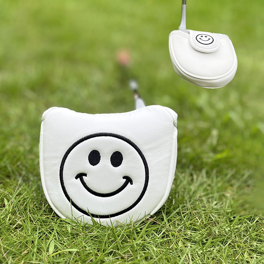 Playful smiley face emoticons blade headcover