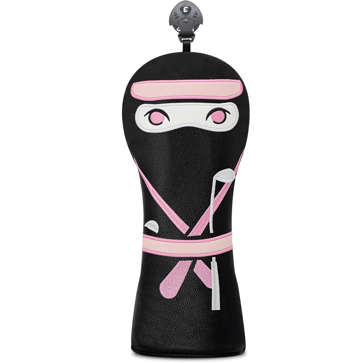 Golf Cover Set Creative Cartoon ninja for Men and Women  Fits Any Size