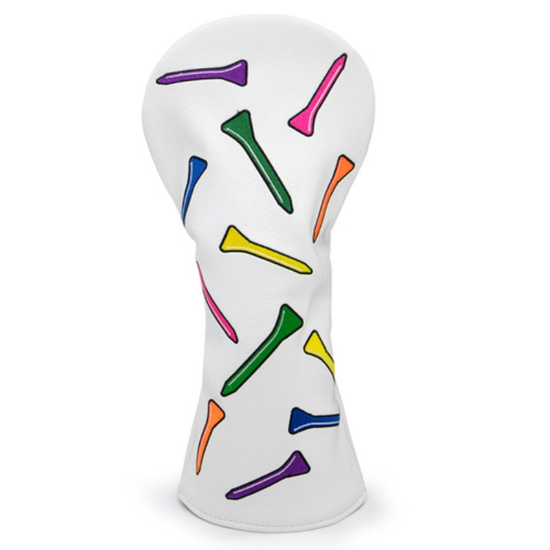 Colorful Golf Tees Custom Embroidered Golf Head Covers