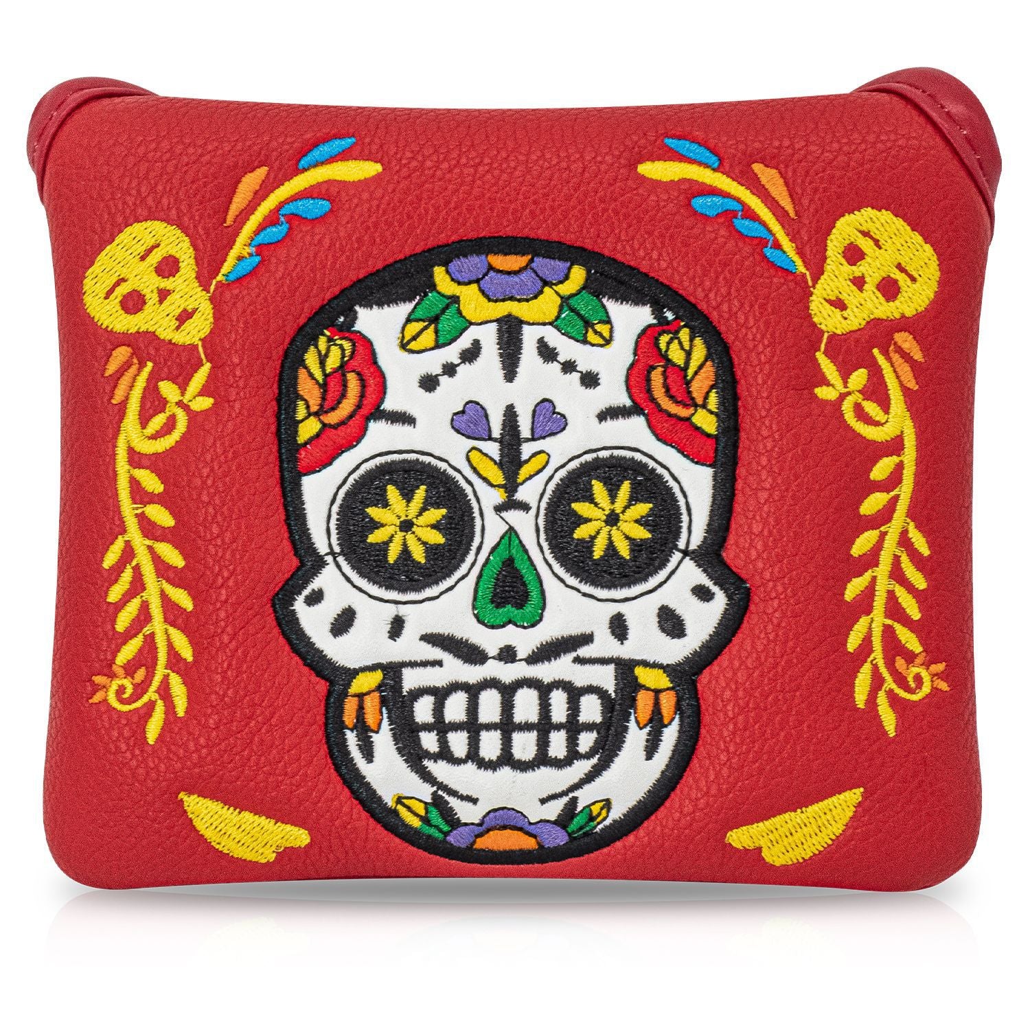 Personalized Day of the Dead Style skull putter cover