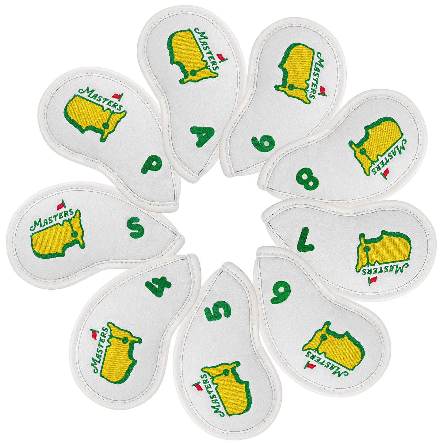 Funny Golf Head Covers - Leather Driver Headcover, Fairway Wood, and Hybrid Covers - Inspired Design with Premium Embroidery - Unique Golf Gift & Accessories for Men and Women Golfers