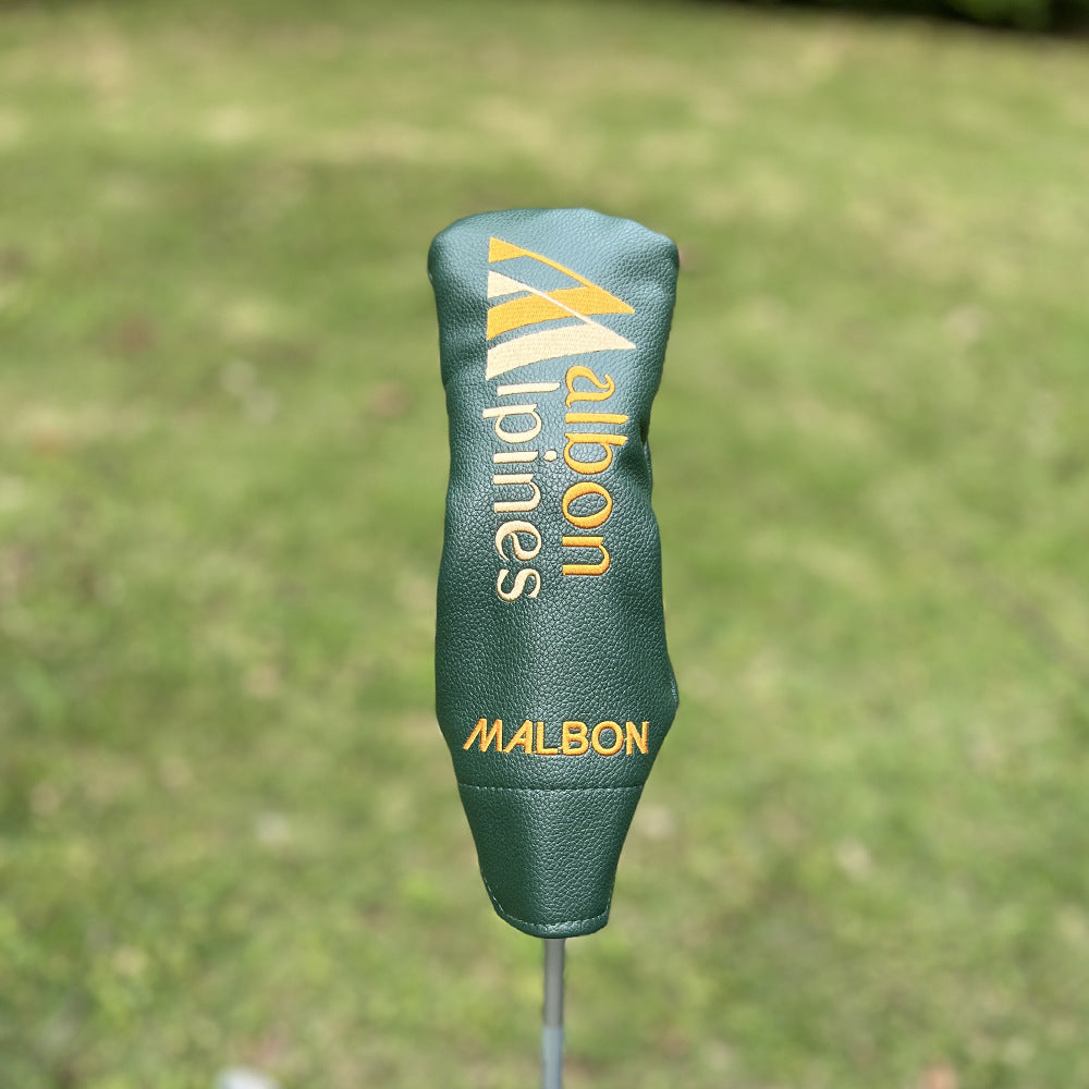 New Arrival Golf Headcovers Golf Club Head Covers May The Course Be with You Style Elegant Embroidery Premium Leather Driver Fairway(FW) Wood Hybrid(UT) with Number Tags, Golf Mallet Putter Cover