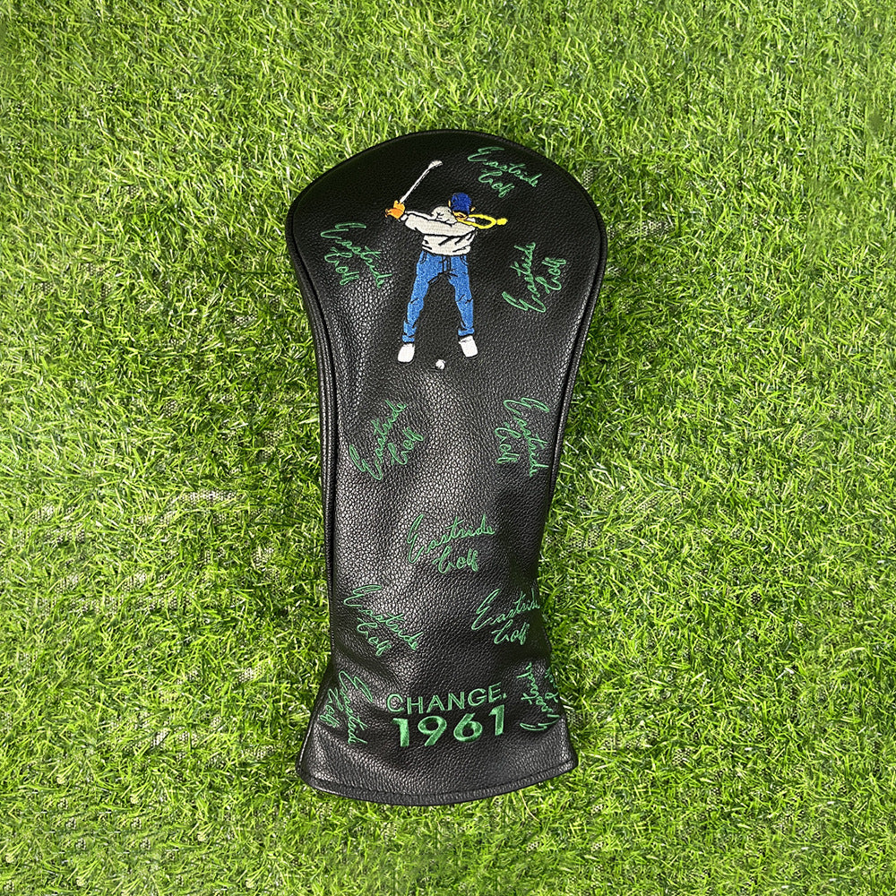 Golf Embroidery Funny Golf Head Covers Premium Funny Driver Headcover, 3 Wood Headcover (Fairway Wood Head Cover), Hybrid Headcover fits for All Brand