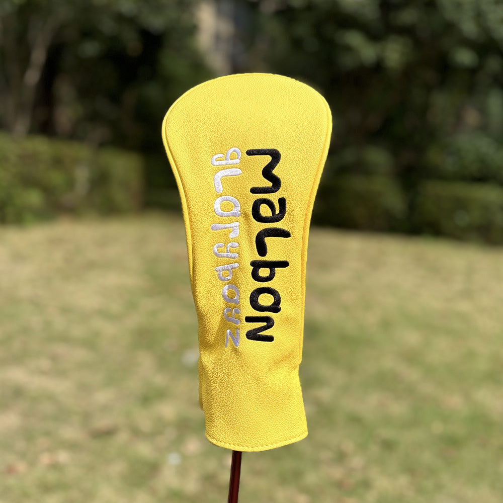 Golf Club Covers – Swordfish Fisherman Hat  Leather Driver Headcover, Fairway Wood, 3 Wood, Hybrid, Fits Mallet Blade Putter Head Covers Alignment Stick Cover