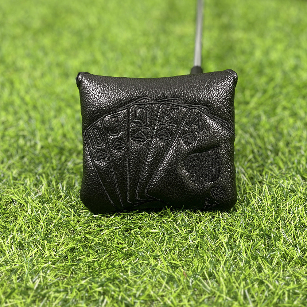 Golf Headcovers Embroidery Driver Cover Fariway Wood Headcover Hybrid Head Covers Leather Golf Club Covers for Most Brand