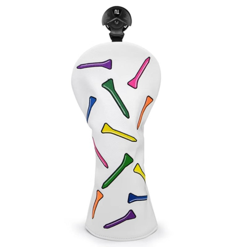 Colorful Golf Tees Custom Embroidered Golf Head Covers
