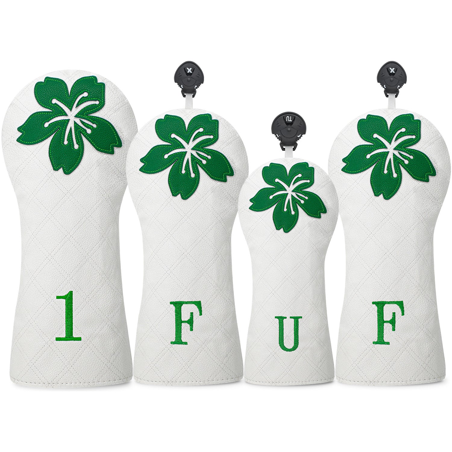 Cherry Blossom Golf Headcovers Leather Golf Club Covers