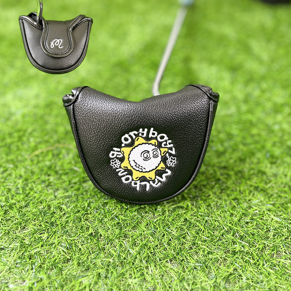 Golf Club Covers – Swordfish Fisherman Hat  Leather Driver Headcover, Fairway Wood, 3 Wood, Hybrid, Fits Mallet Blade Putter Head Covers Alignment Stick Cover