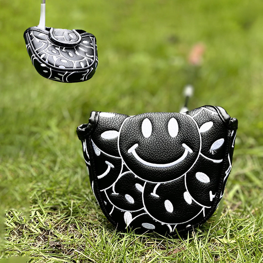 Playful smiley face emoticons blade headcover