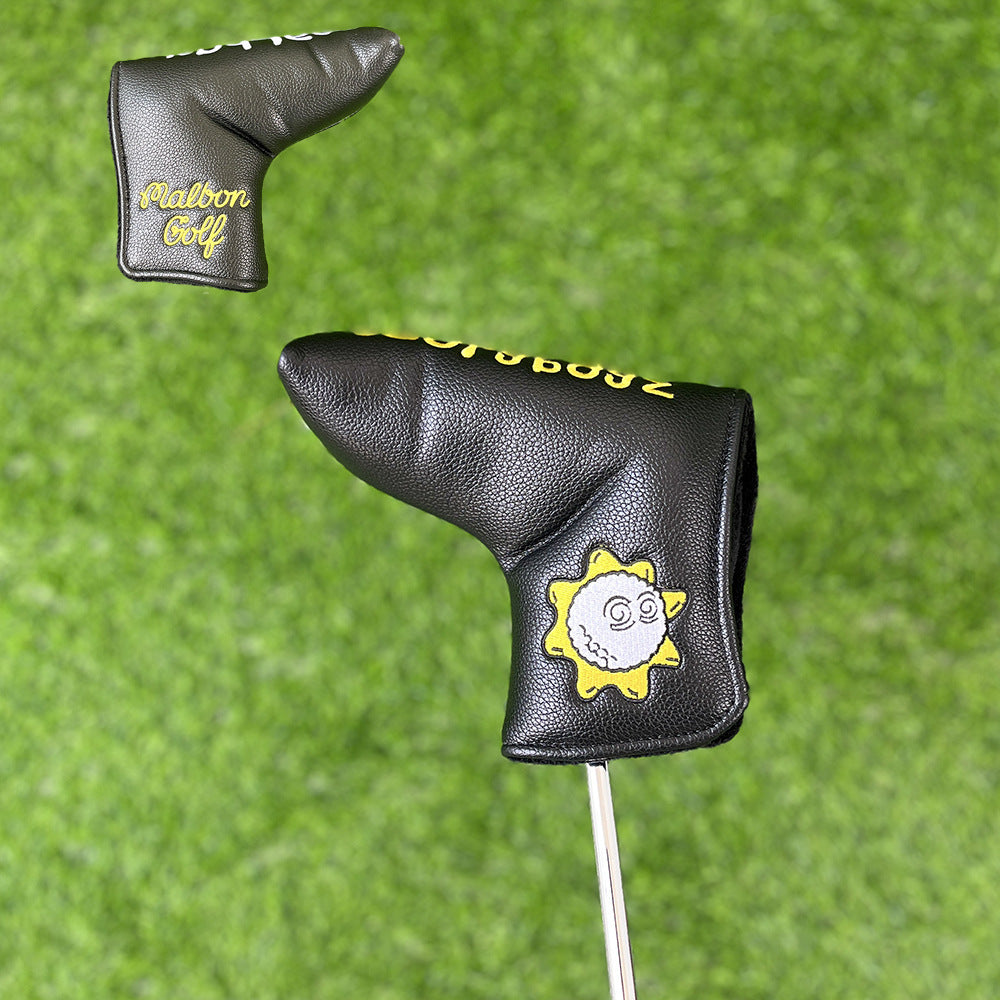 Golf Club Covers – Swordfish Fisherman Hat  Leather Driver Headcover, Fairway Wood, 3 Wood, Hybrid, Fits Mallet Blade Putter Head Covers Alignment Stick Cover