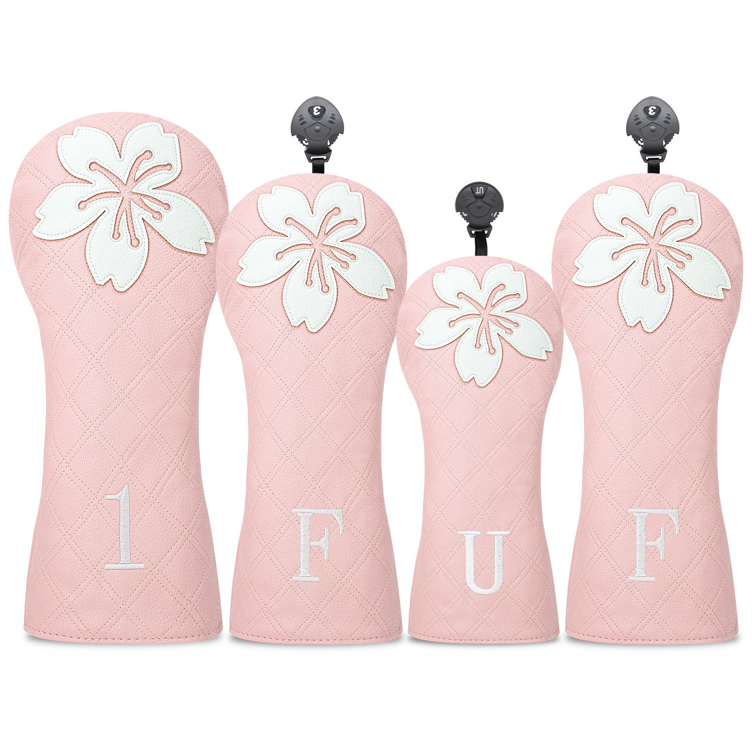 Cherry Blossom Golf Headcovers Leather Golf Club Covers