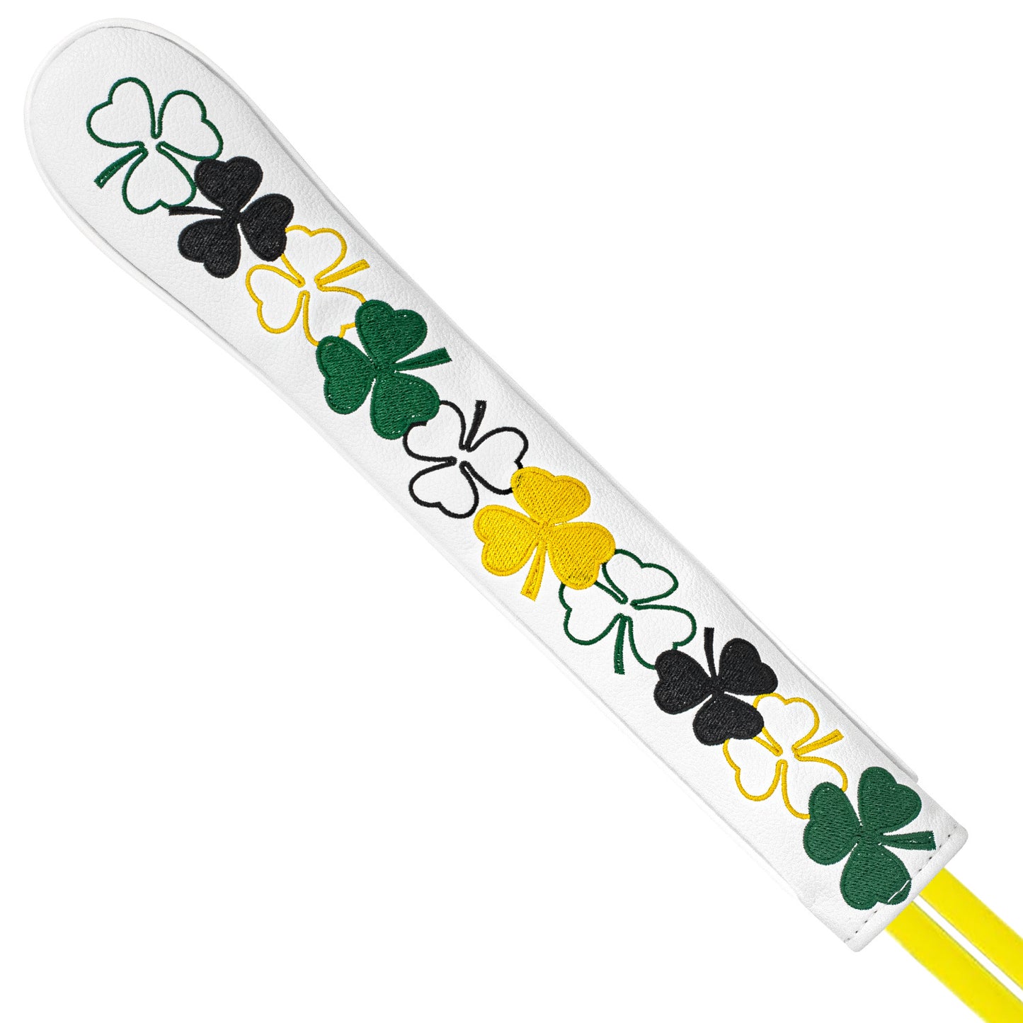 Golf Headcovers Golf Club Head Covers Four Leaf Clover Good Luck Charm - Clover Style Premium Leather Driver Fairway(FW) Wood Hybrid(UT) with Number Tags