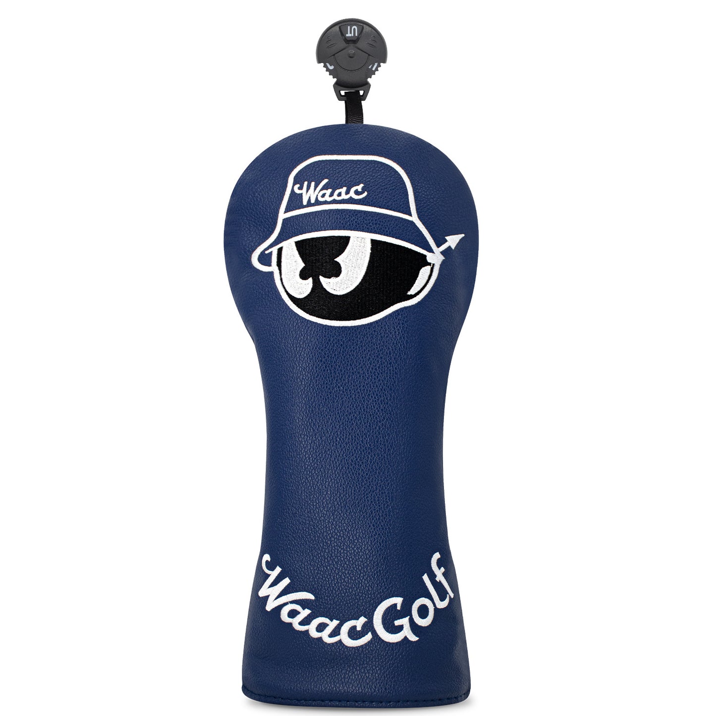 Golf Headcovers Golf Club Head Covers May The Course Be with You Style Elegant Embroidery Premium Leather Driver Fairway(FW) Wood Hybrid(UT) with Number Tags, Golf Mallet Putter Cover