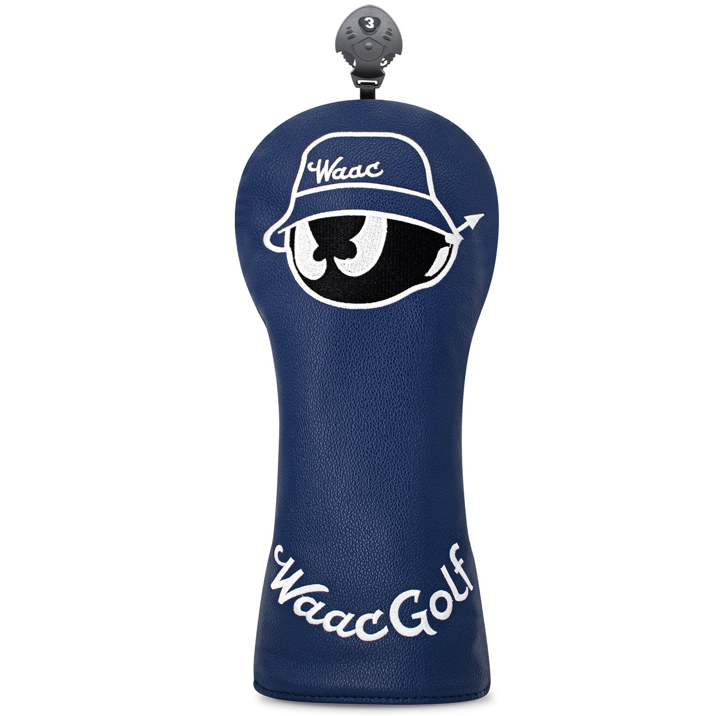 Golf Headcovers Golf Club Head Covers May The Course Be with You Style Elegant Embroidery Premium Leather Driver Fairway(FW) Wood Hybrid(UT) with Number Tags, Golf Mallet Putter Cover
