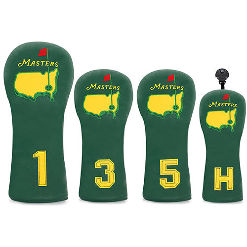 Funny Golf Head Covers - Leather Driver Headcover, Fairway Wood, and Hybrid Covers - Inspired Design with Premium Embroidery - Unique Golf Gift & Accessories for Men and Women Golfers