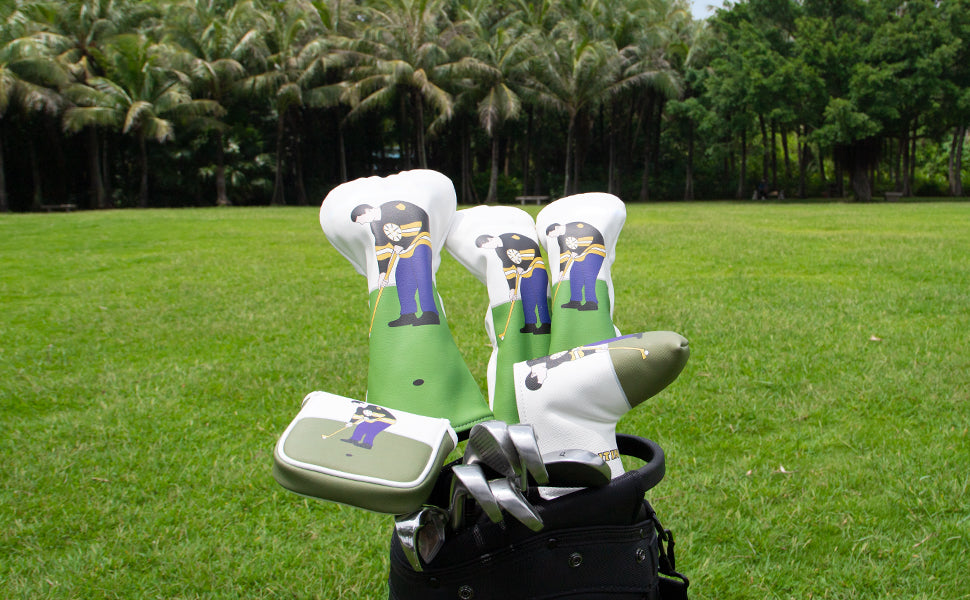 Cartoon Character Just Tap IT IN Funny Club Head Covers