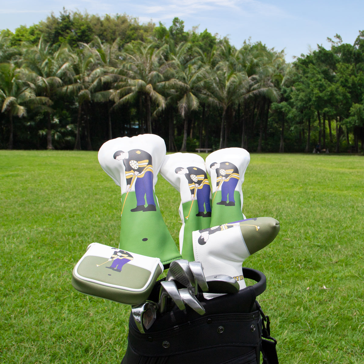 Cartoon Character Just Tap IT IN Funny Club Head Covers