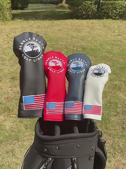 USA Stars and Stripes Golf Head Club Covers