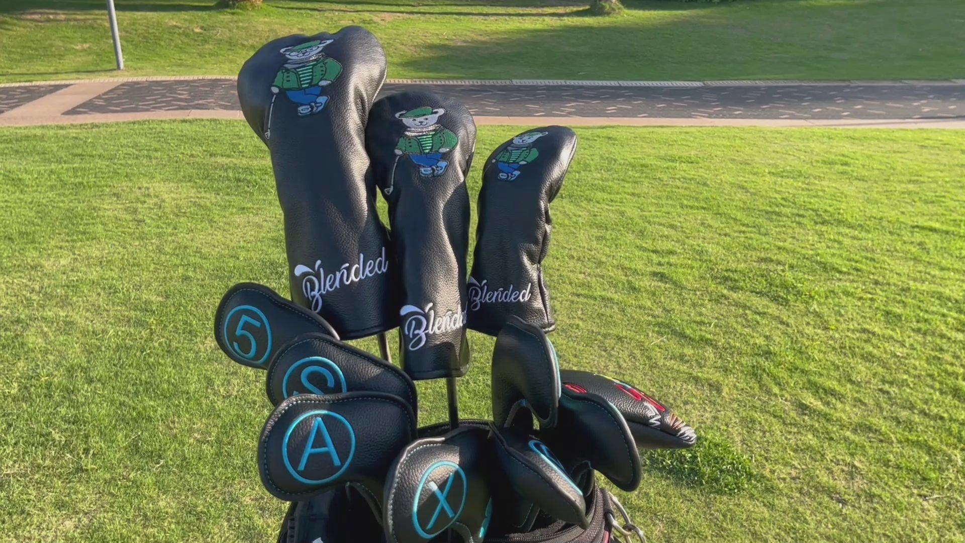 Little Bear Embroidery Funny Golf Covers Premium for All Brand