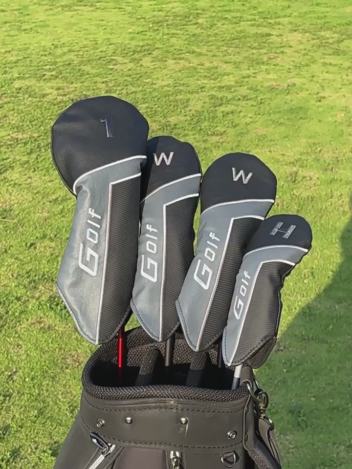 Sports golf head covers Driver Covers Fairway Wood Headcover Hybrid Cover
