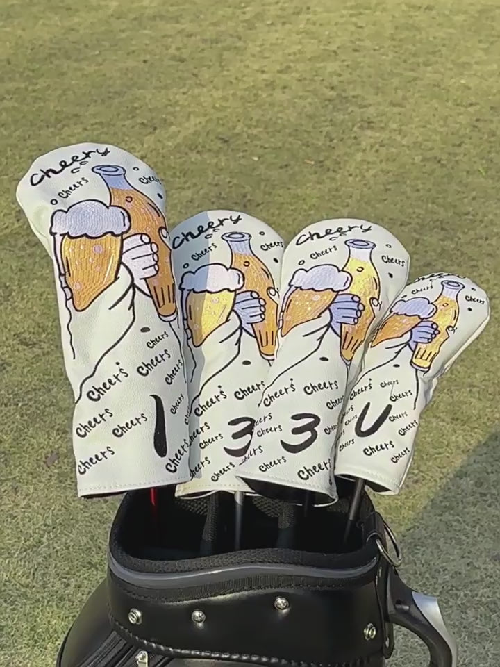 Beer Embroidery Golf Club Head Covers