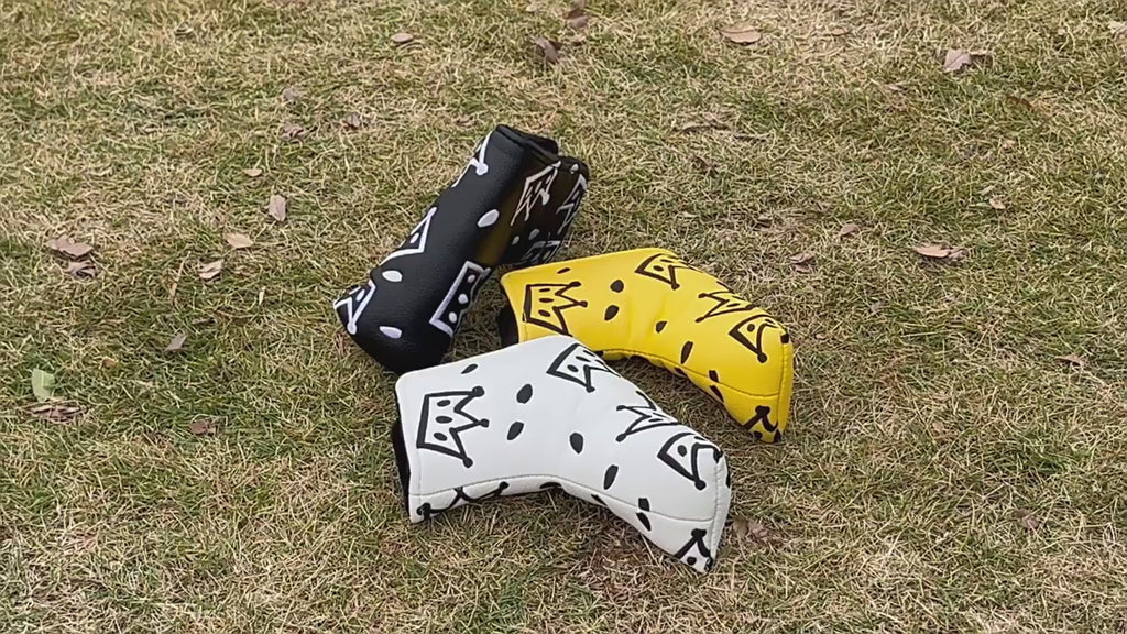 Best blade putter headcovers Crown Pattern for Men Women Golf Enthusiast