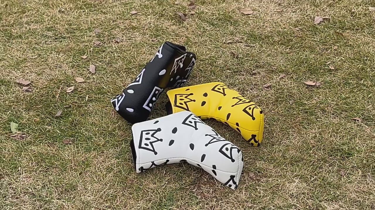 Best blade putter headcovers Crown Pattern for Men Women Golf Enthusiast