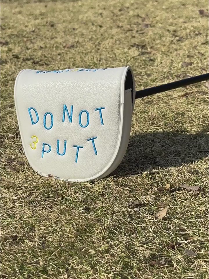 Golf Club Covers Driver Cover Fairway Wood Cover Hybrid Cover Leather Mallet Putter Cover Blade Iron Cover