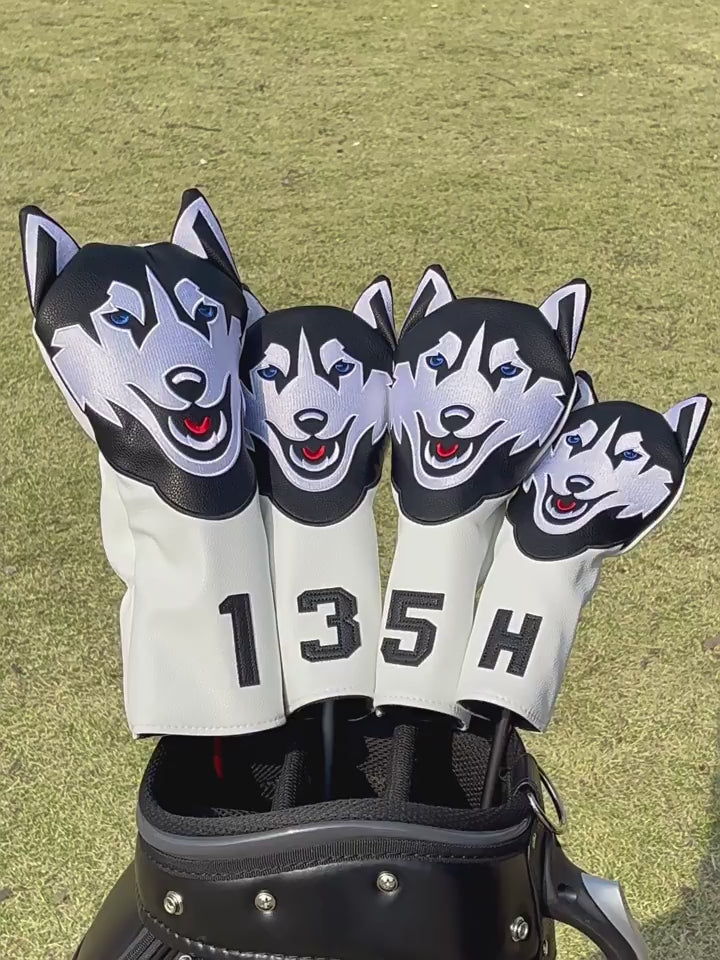 Personalized Husky Golf Club Head Covers
