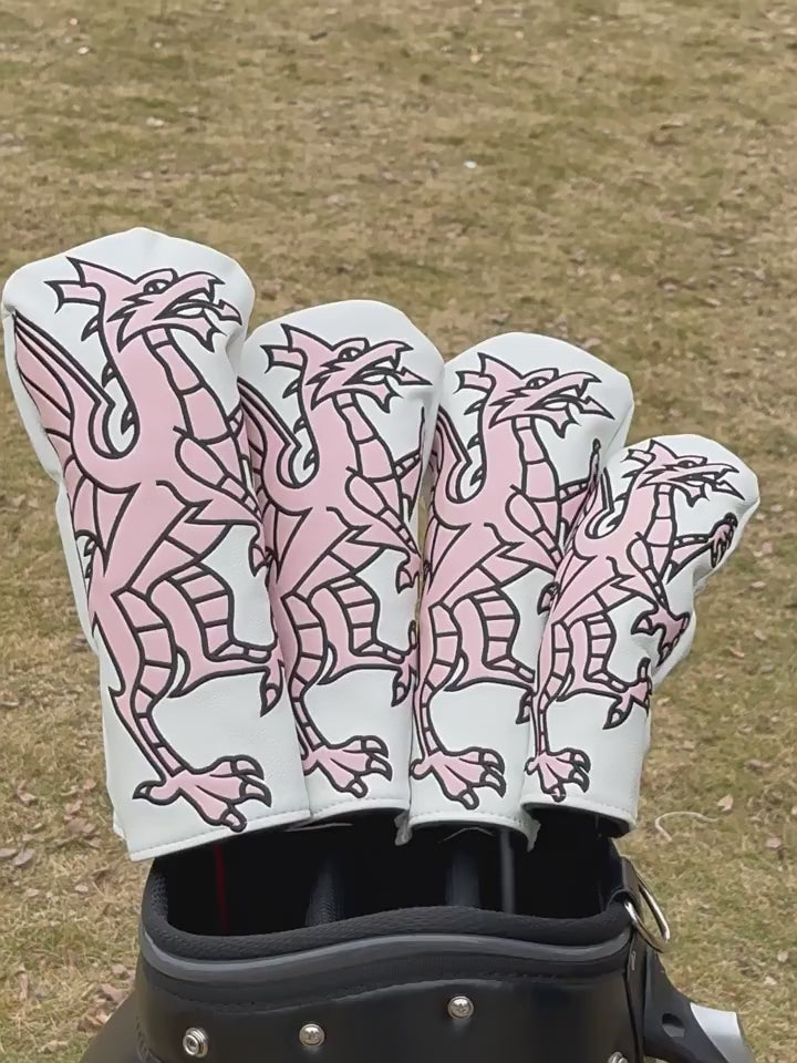 Coolest Golf Head Covers Welsh Dragon Embroidery for All Brand
